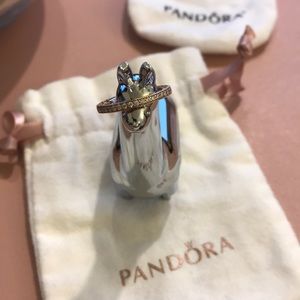 Pandora rose gold CZ band size 4.5 (48)